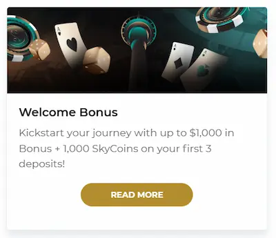 SkyCity Casino welcome